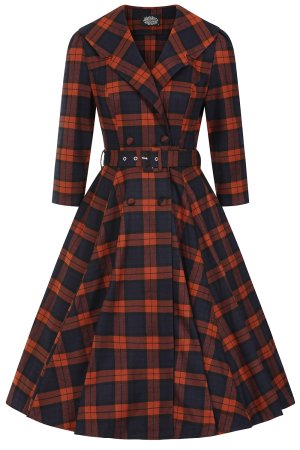 Giselle Tartan Swing Dress